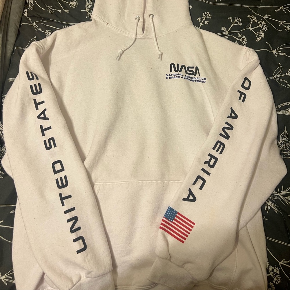 White NASA Hoodie